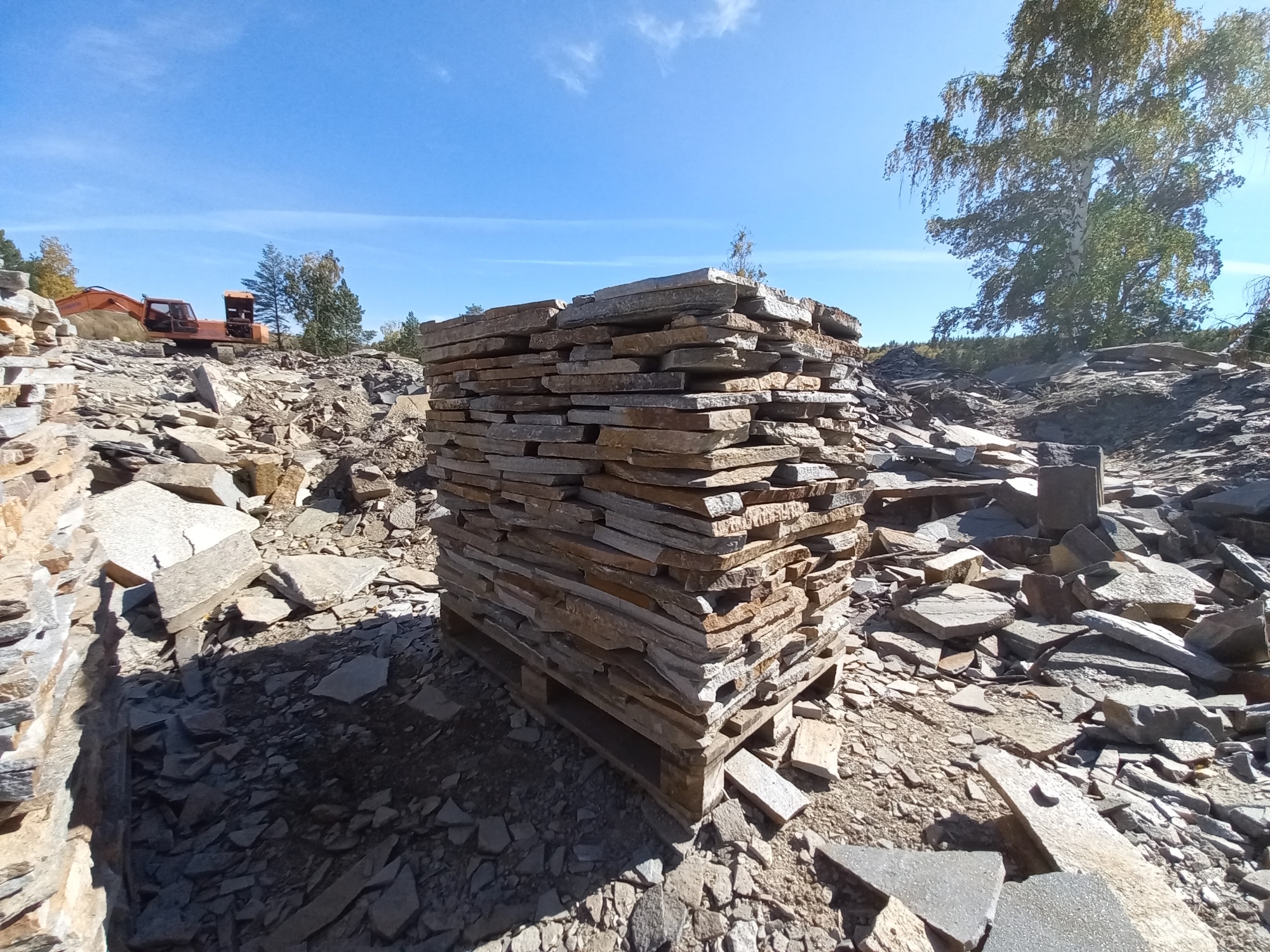 Плитняк златолит серебристый для мощения на бетон купить в Артёмовском