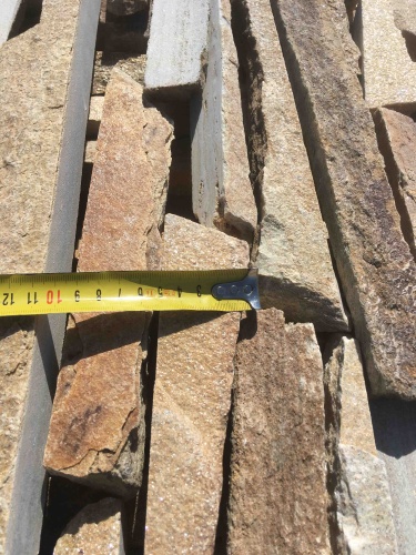 Горбушка златолит золотистый для облицовки купить в Артёмовском