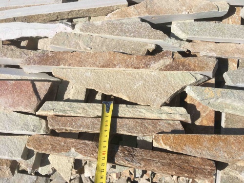 Горбушка златолит золотистый для облицовки купить в Артёмовском