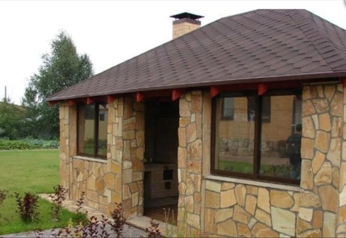 Плитняк златолит жёлтый для фасада 1,5-3 см купить в Артёмовском